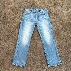American Eagle Outfitters Light Blue Straight Jeans